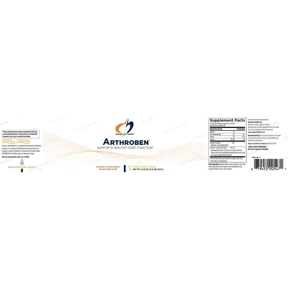Product image for Arthroben (Lemon Lime Flavor).