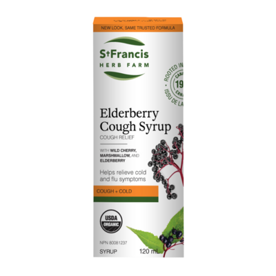 Elderberry Adult Cough Syrup (formerly called stop it cold cough syrup) 120 Milliliters