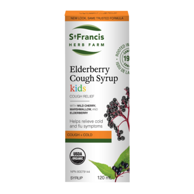 Elderberry Kids Cough Syrup (formerly called stop it cold cough syrup) 120 Milliliters