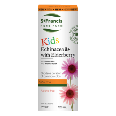 Echinacea 2+ Kids with Elderberry 120 Milliliters