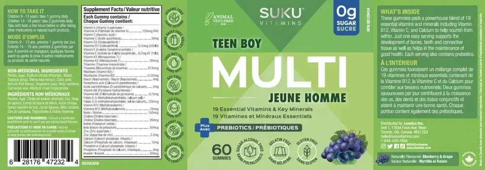 Product image for Teen Boy Total Multi.