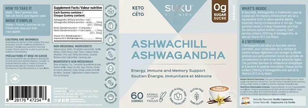Product image for Ashwachill Ashwagandha.