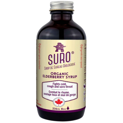 Organic Elderberry syrup regular formula 236 Milliliters