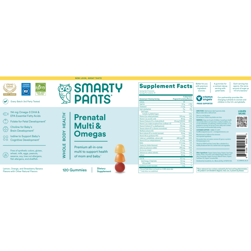 Product image for Prenatal Multi &amp; Omegas.