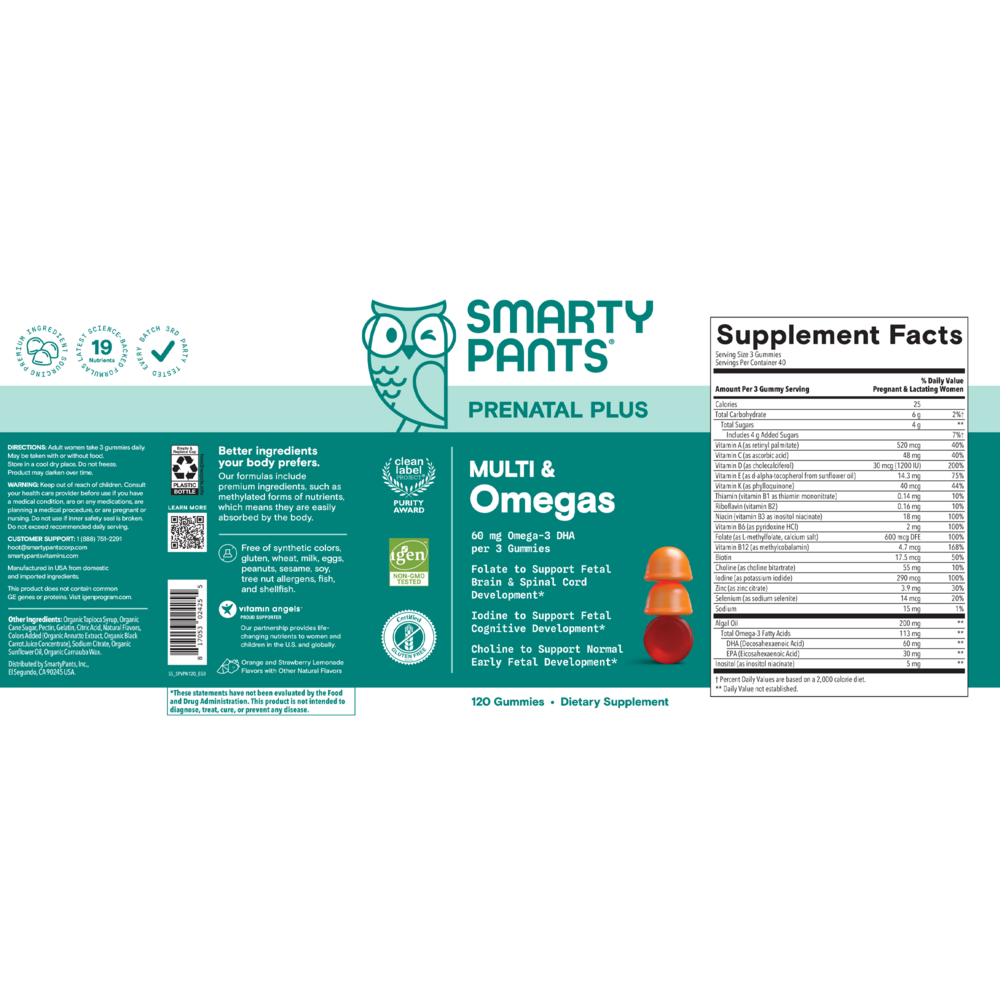 Product image for Prenatal Plus Multi &amp; Omegas.