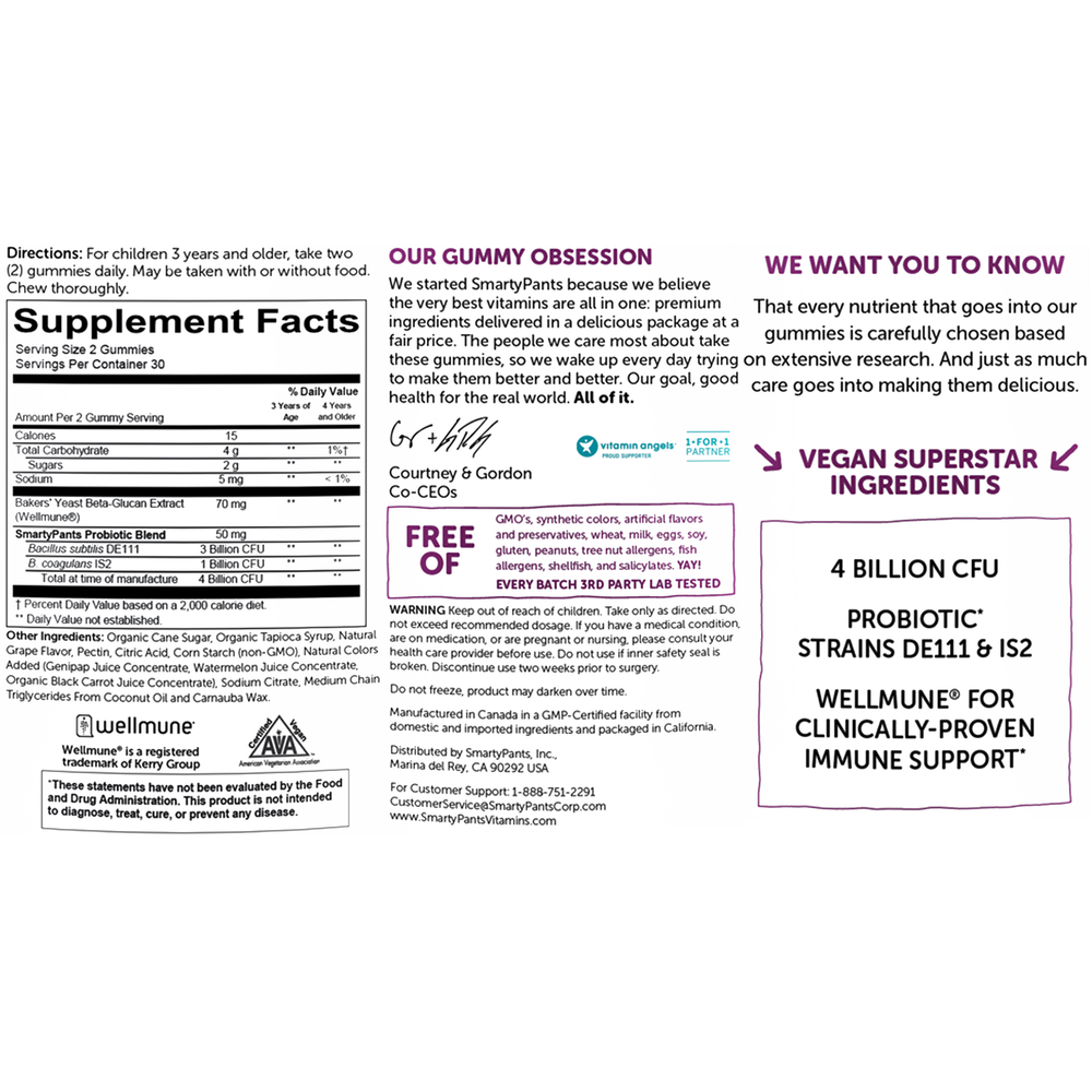 Product image for Kids Probiotic Complete Grape.