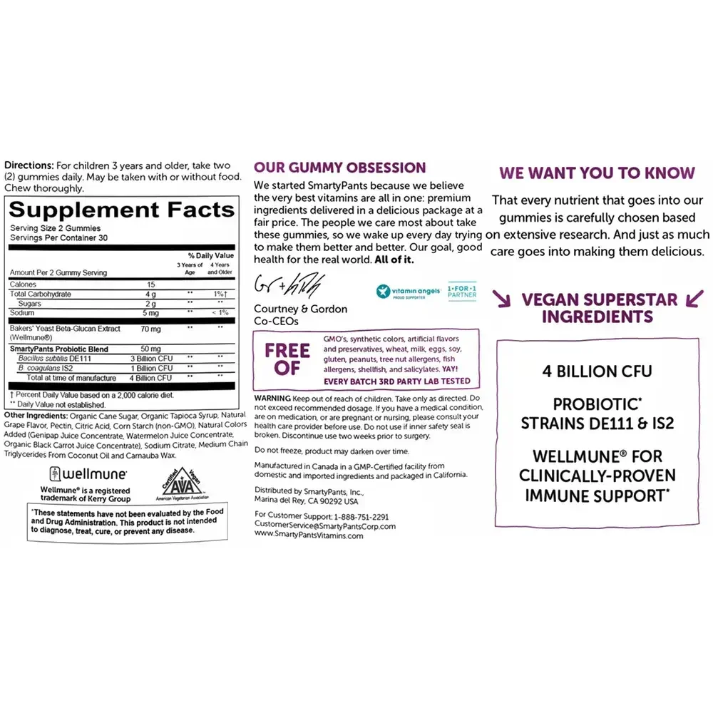 Product image for Kids Probiotic Complete Grape.