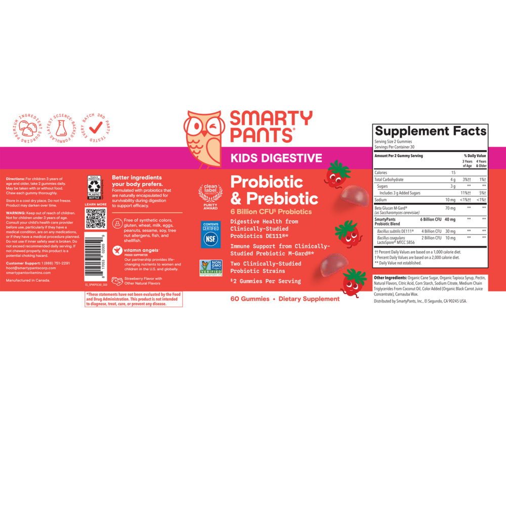 Product image for Kids Probiotic Complete Strawberry Creme.