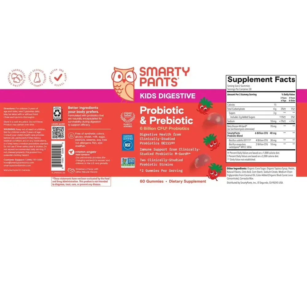 Product image for Kids Probiotic Complete Strawberry Creme.