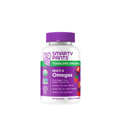 SmartyPants Organics Toddler Formula 60 gummies