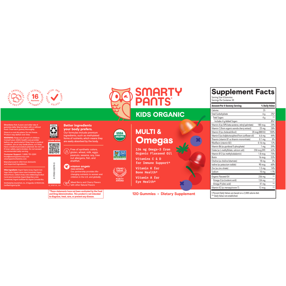 Product image for Kids Multi &amp; Omegas.