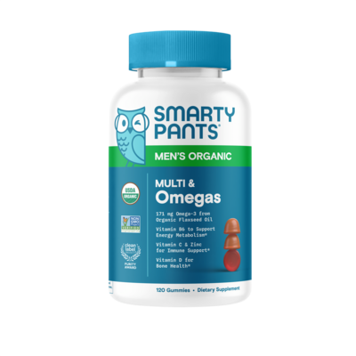 SmartyPants Organics Men's Complete 120 gummies