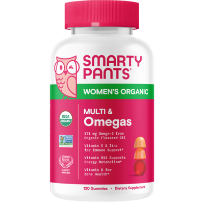 SmartyPants Organics Women's Complete 120 gummies