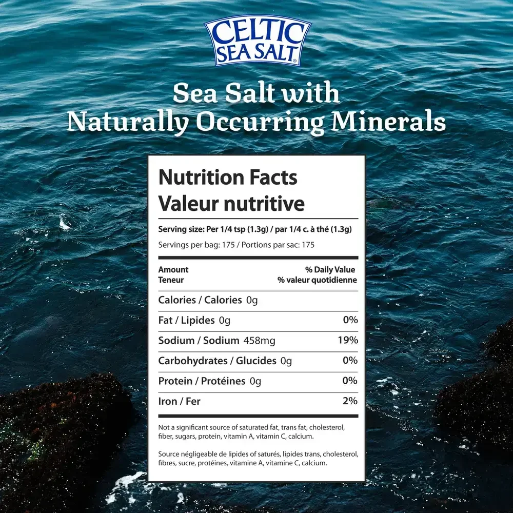 Product image for Celtic Sea Salt® Fine Ground Half Pound Bag.