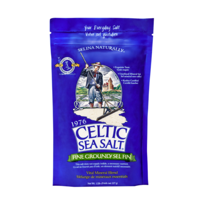 Celtic Sea Salt® Fine Ground Half Pound Bag 227 Grams