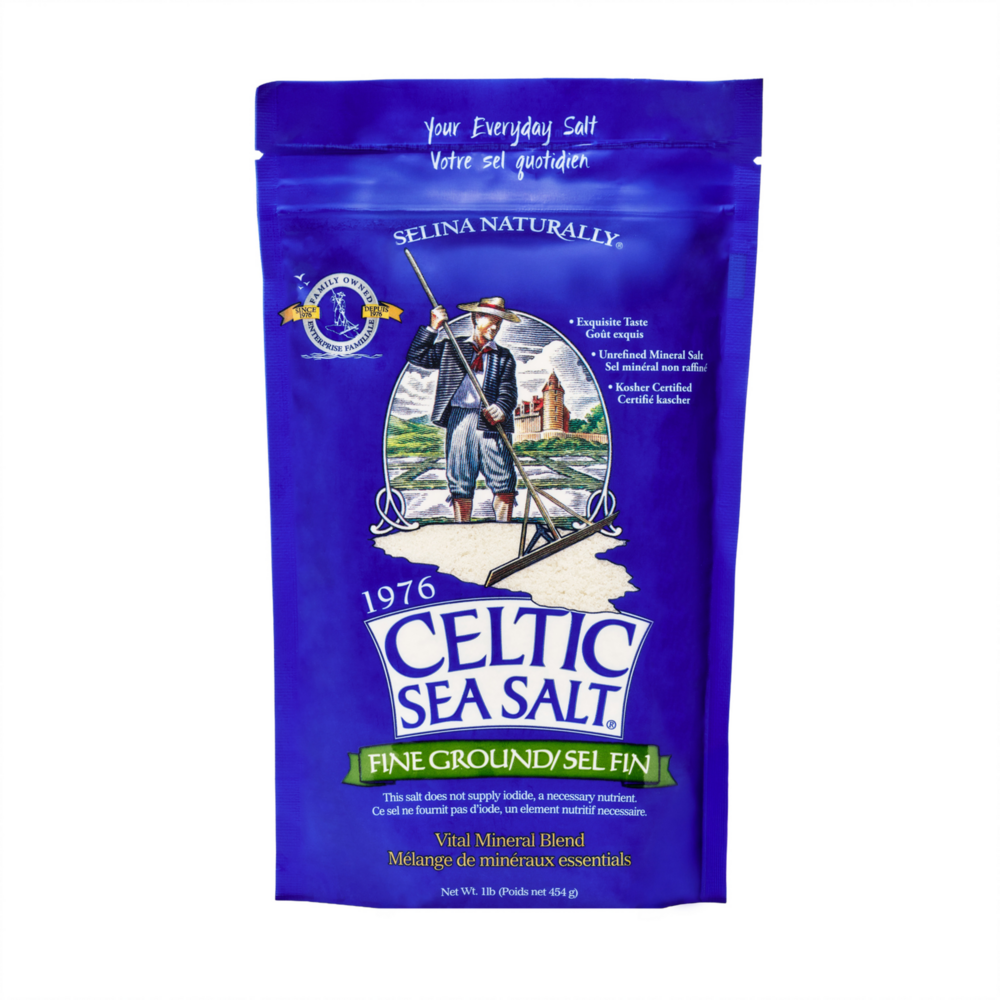 Product image for Fine Ground Celtic Sea Salt.