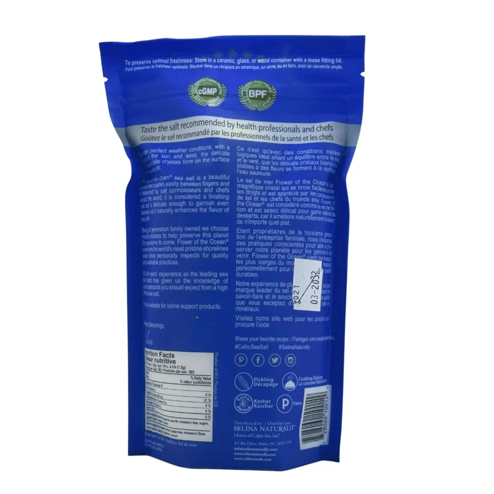 Product image for Flower of the Ocean Celtic Sea Salt.