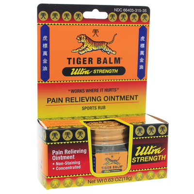 Tiger Balm Ultra Strength Non-Staining 0.63 Ounce