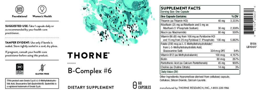 Product image for B-Complex #6 NSF.