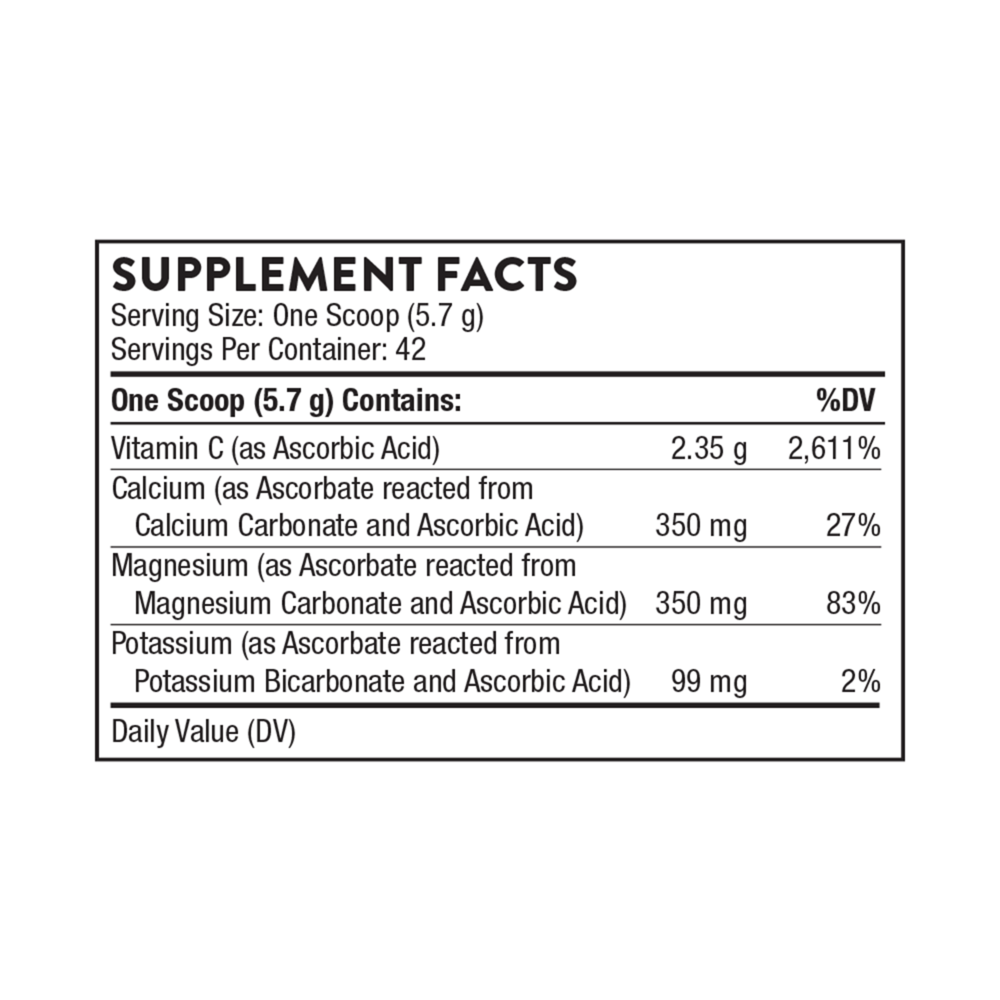 Product image for High Potency Vitamin C (formerly Buffered C Powder).