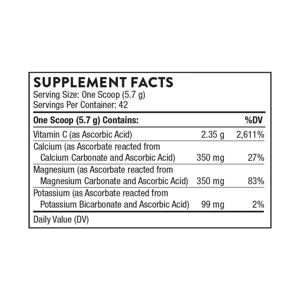 Product image for High Potency Vitamin C (formerly Buffered C Powder).