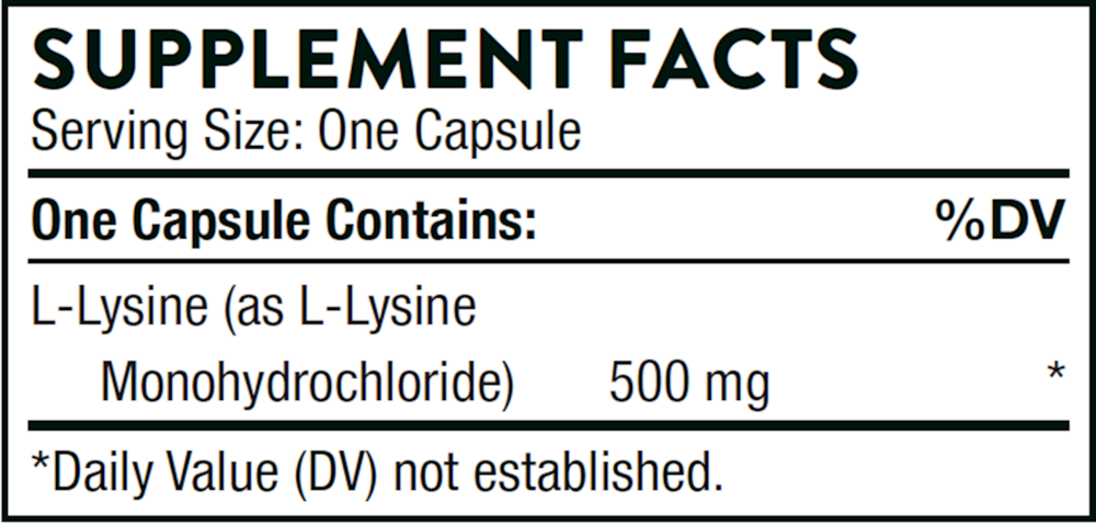 Product image for Lysine.
