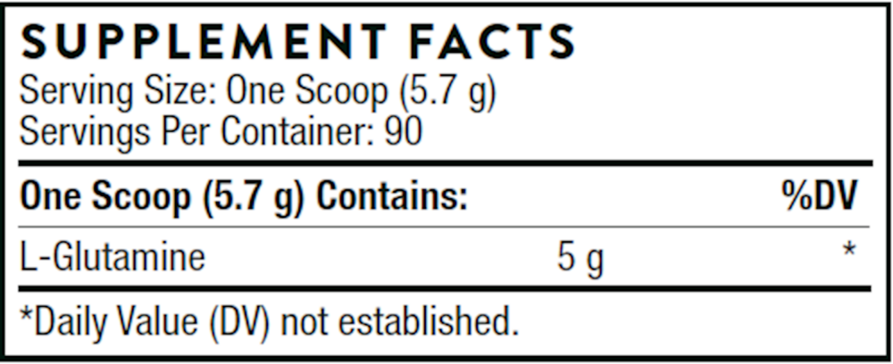 Product image for L-Glutamine Powder.