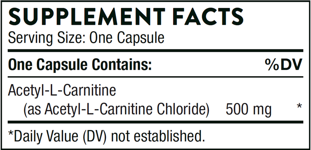 Product image for Acetyl-L-Carnitine.