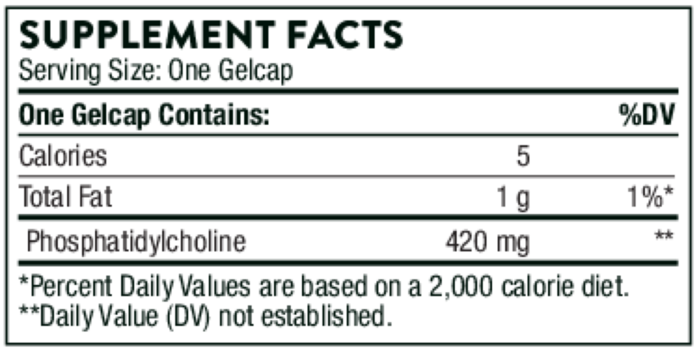 Product image for Phosphatidyl Choline.