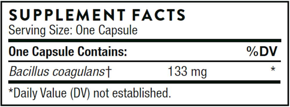 Product image for Bacillus Coagulans.