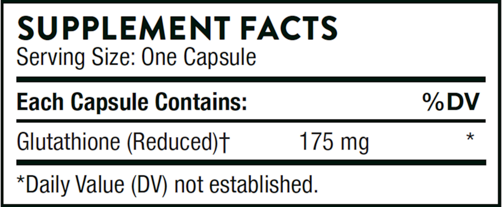 Product image for Glutathione-SR NSF.