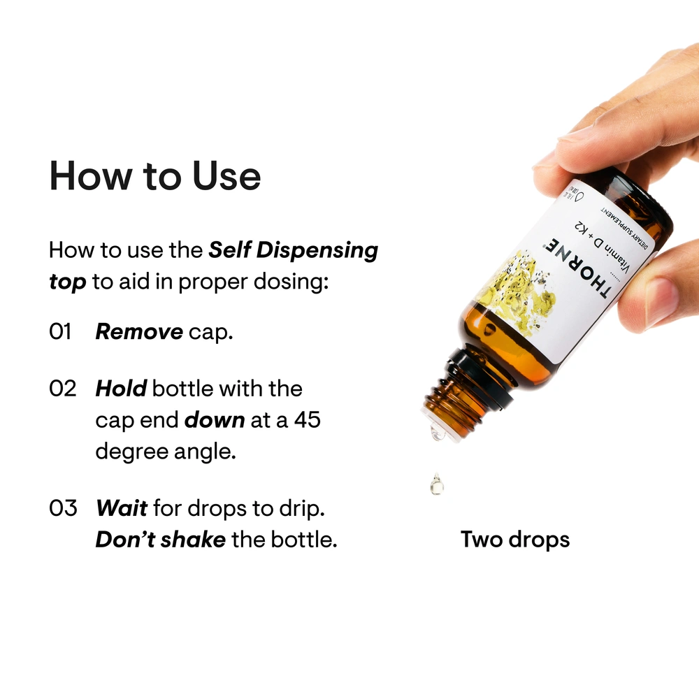 Product image for Vitamin D + K2 Liquid.