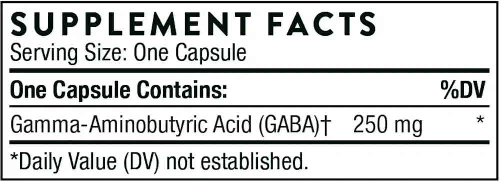 Product image for PharmaGABA-250.