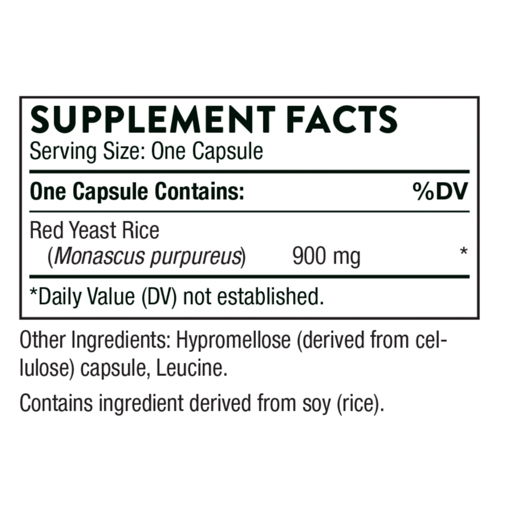 Product image for Red Yeast Rice (formerly Choleast-900).