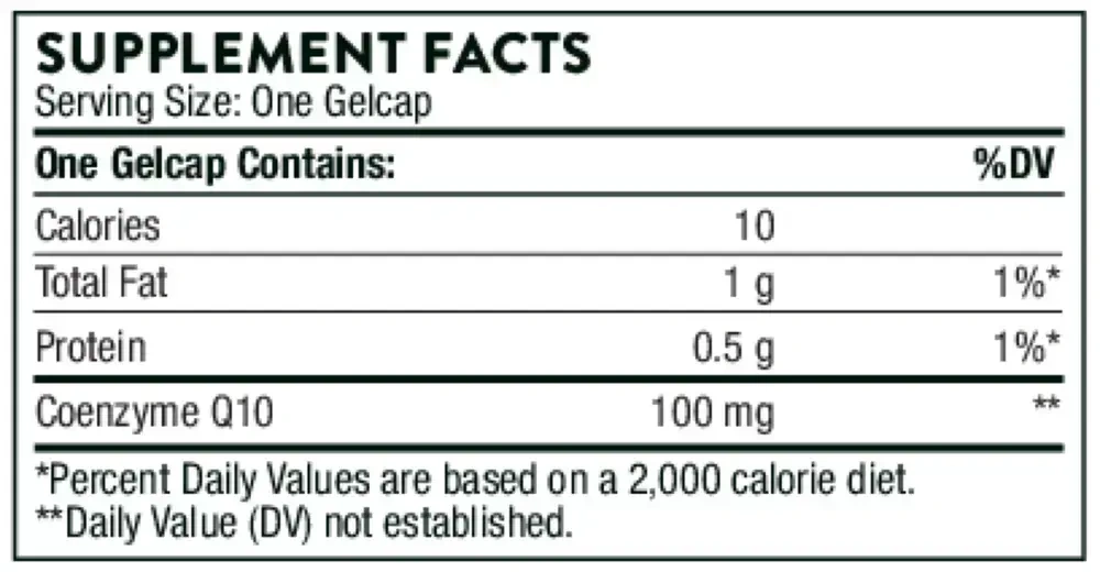 Product image for CoQ10 (formerly Q-Best 100).