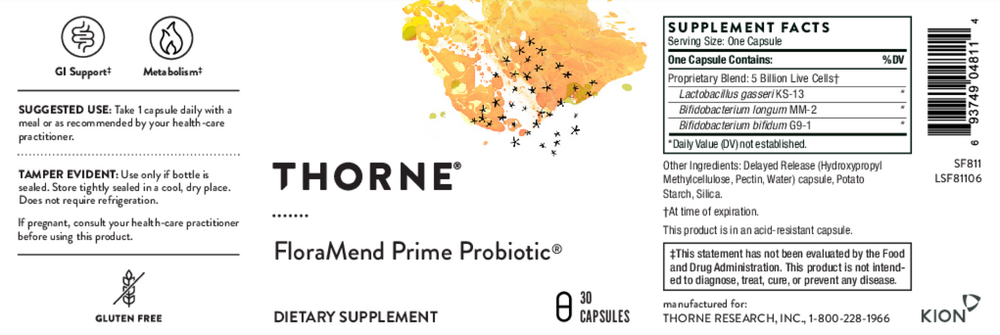 Product image for FloraMend Prime Probiotic.