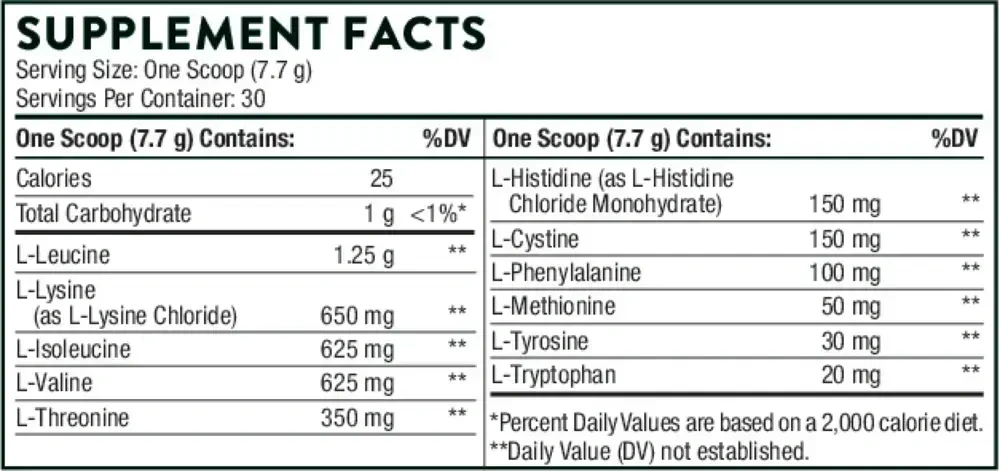 Product image for Amino Complex Lemon NSF.