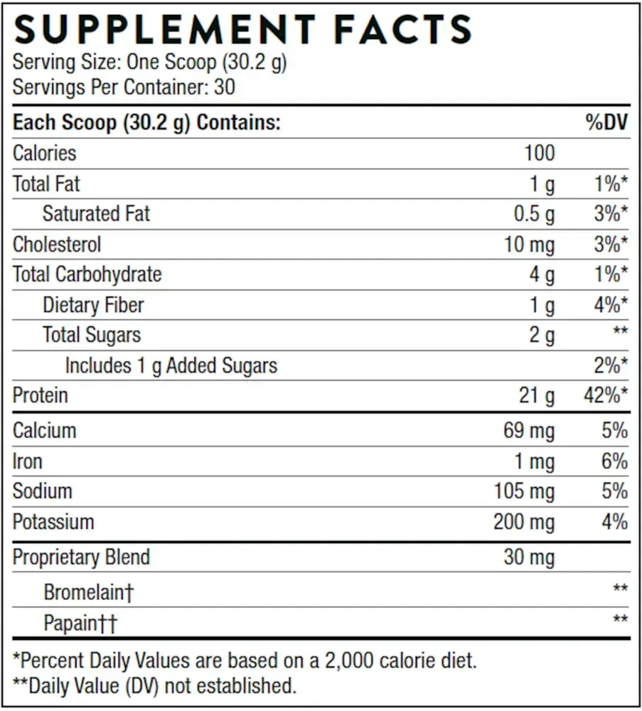 Product image for Whey Protein Isolate, Chocolate.