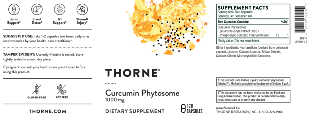 Product image for Curcumin Phytosome (formerly Meriva).