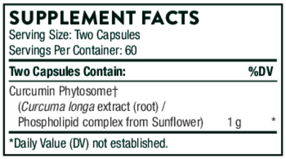 Product image for Curcumin Phytosome (formerly Meriva).