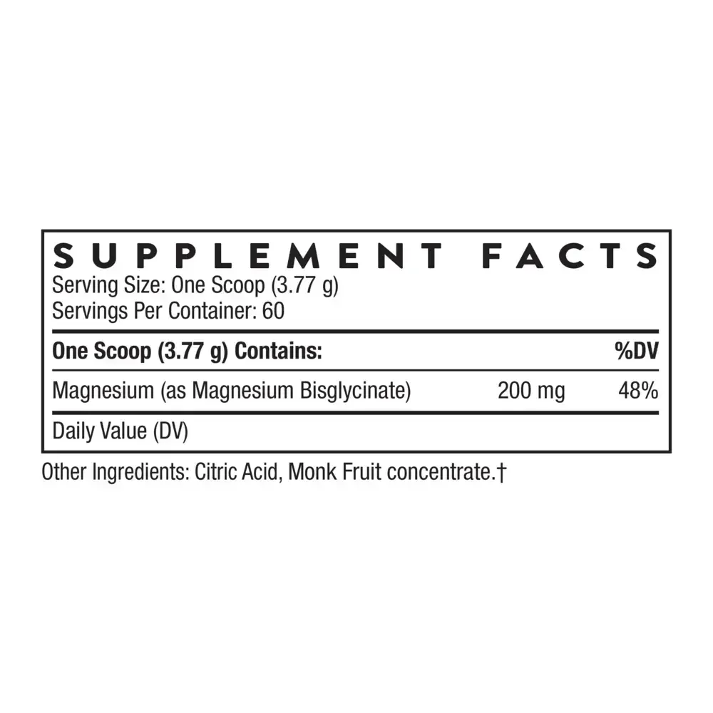 Product image for Magnesium Bisglycinate NSF.
