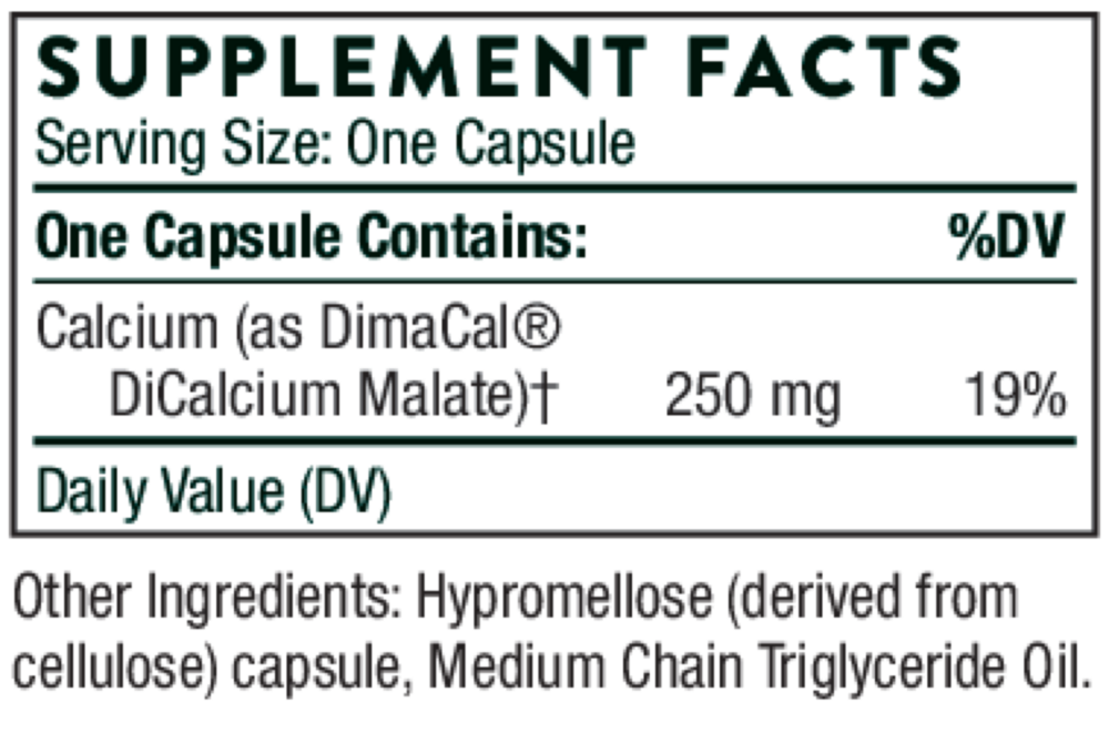 Product image for Calcium (formerly DiCalcium Malate).