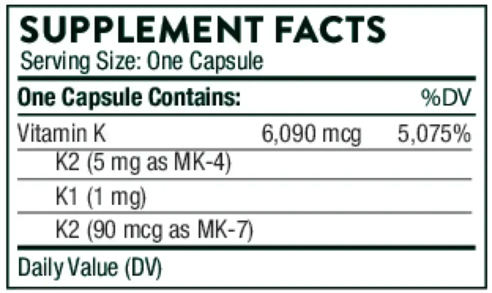 Product image for Vitamin K.