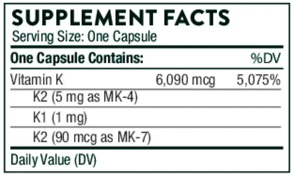 Product image for Vitamin K.