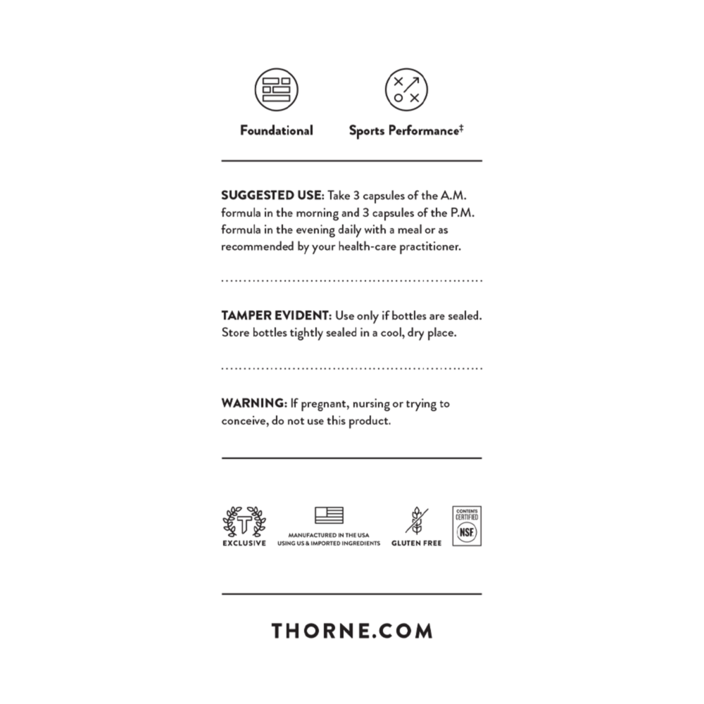 Product image for Multi-Vitamin Elite A.M &amp; P.M. Kit.