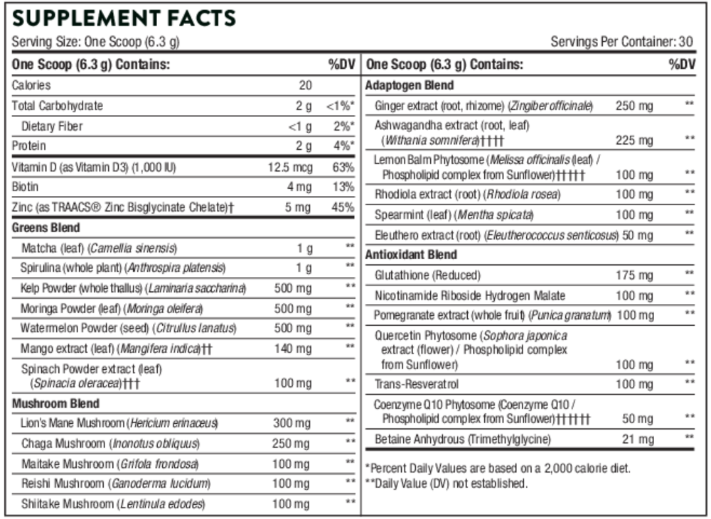 Product image for Daily Greens Plus.