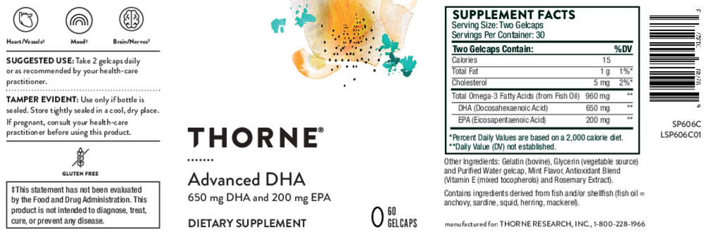 Product image for Advanced DHA.