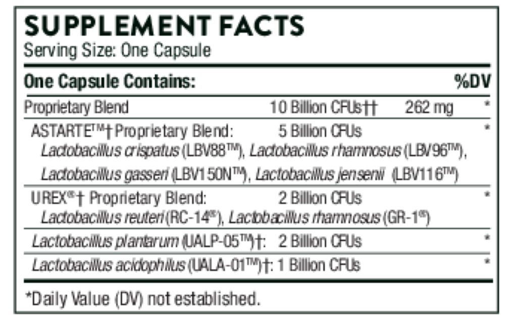 Product image for Women's Daily Probiotic.