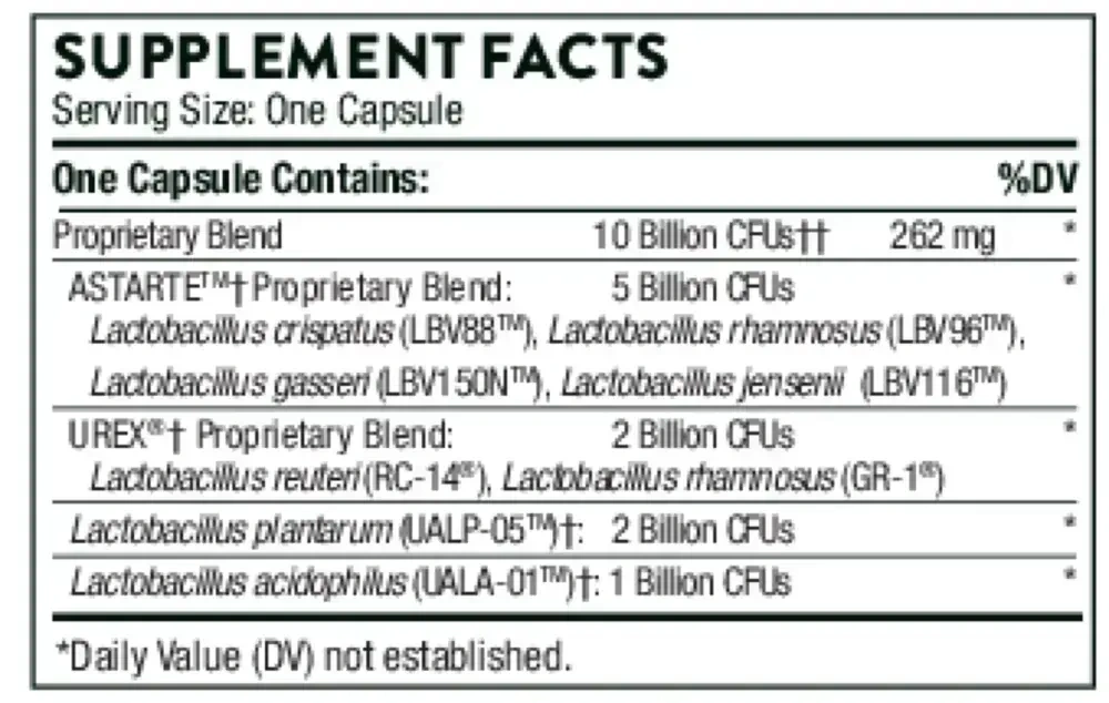 Product image for Women's Daily Probiotic.