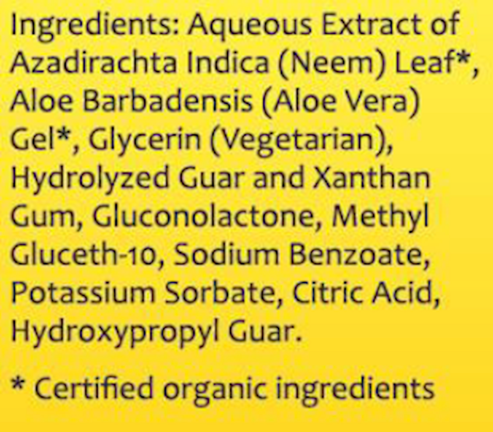 Product image for Neem Leaf &amp; Aloe Gel Original.